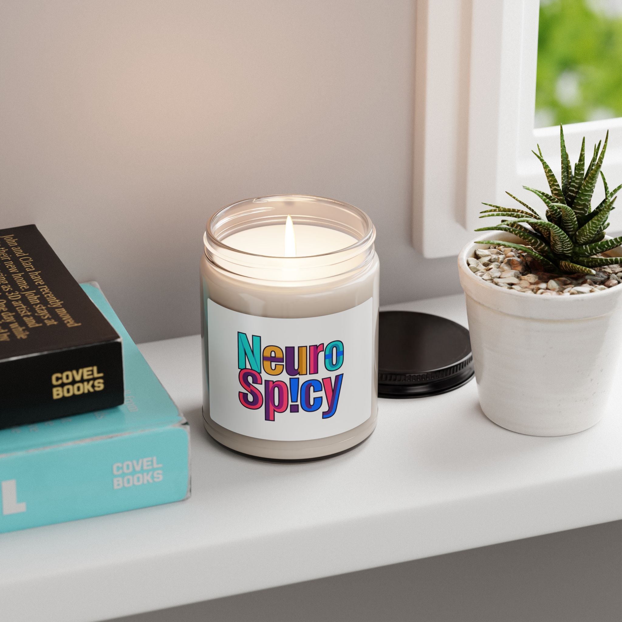 Neuro Spicy Soy Candle | neurodiversity, autistic pride
