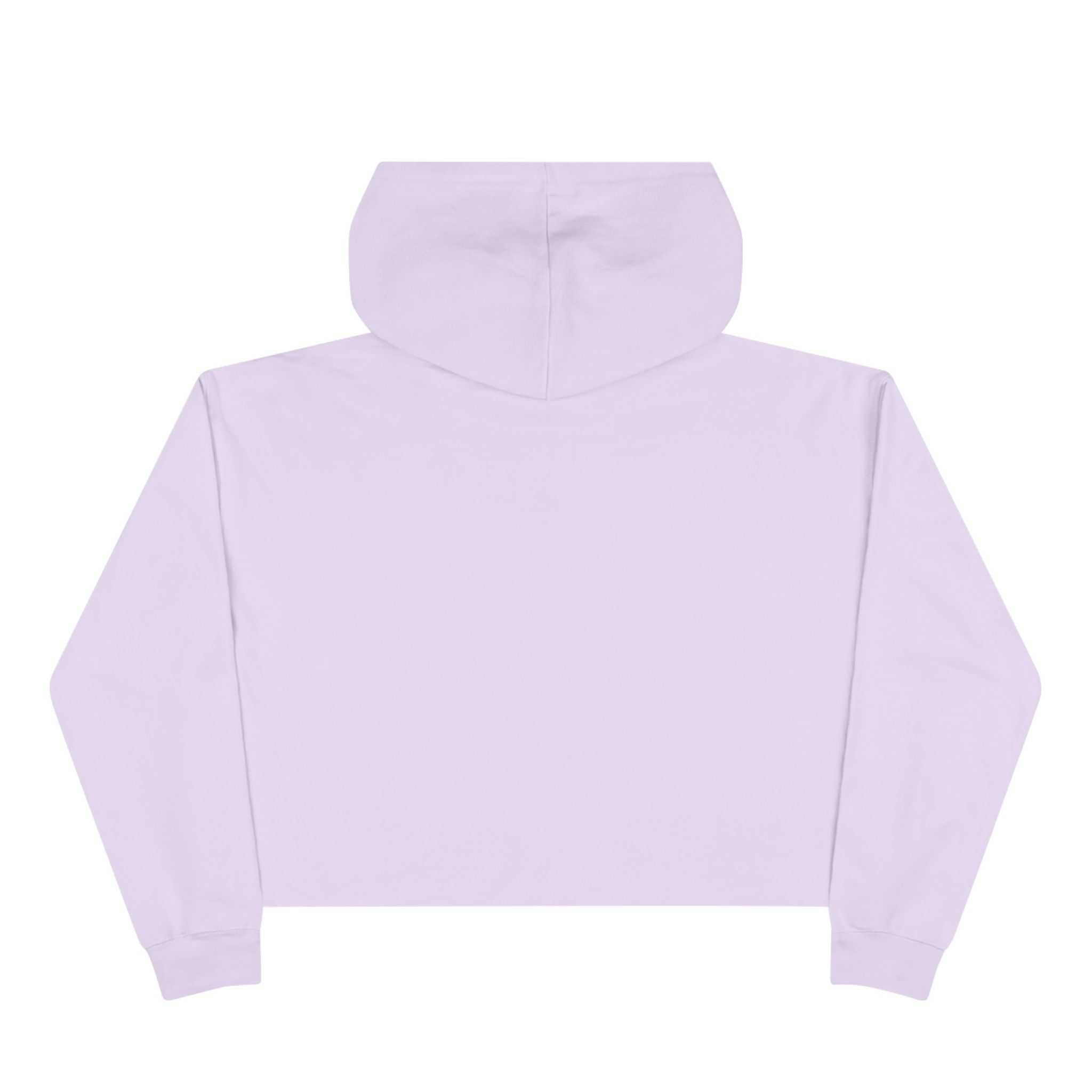 Cropped Hoodie — Minimal Gold Frame Chest Design