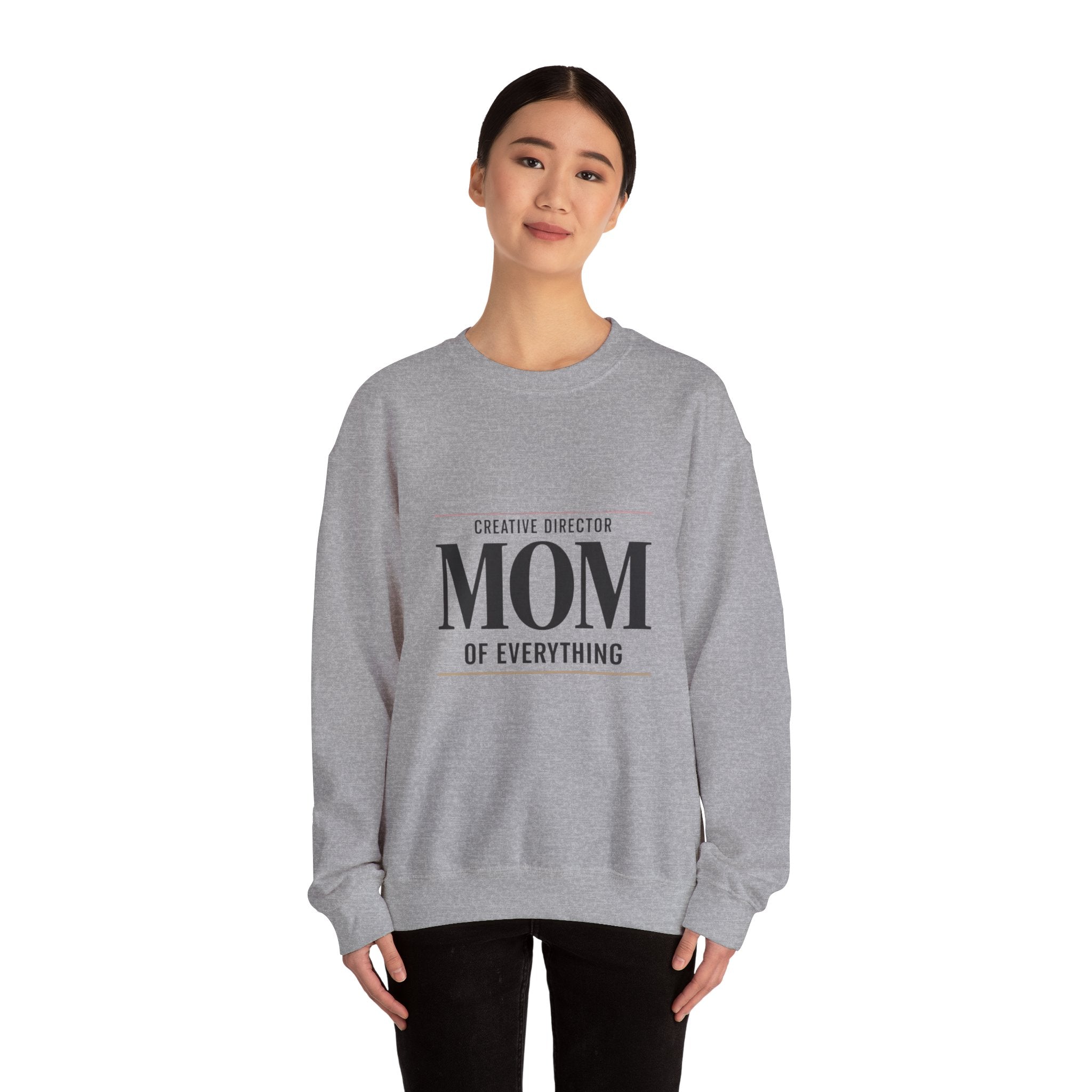 Creative Director MOM Crewneck Sweatshirt | minimalist mom shirt, streetwear mom