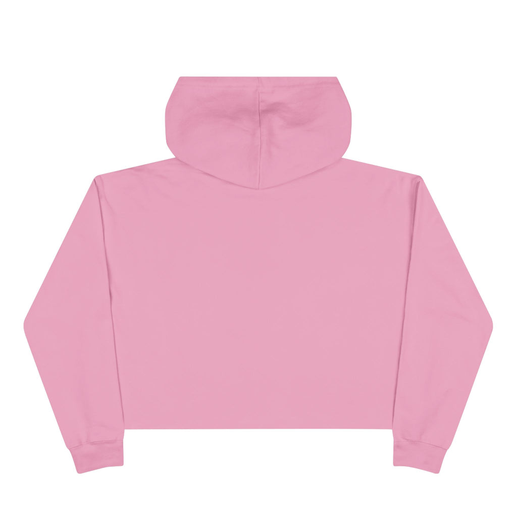 Cropped Hoodie — Minimal Gold Frame Chest Design