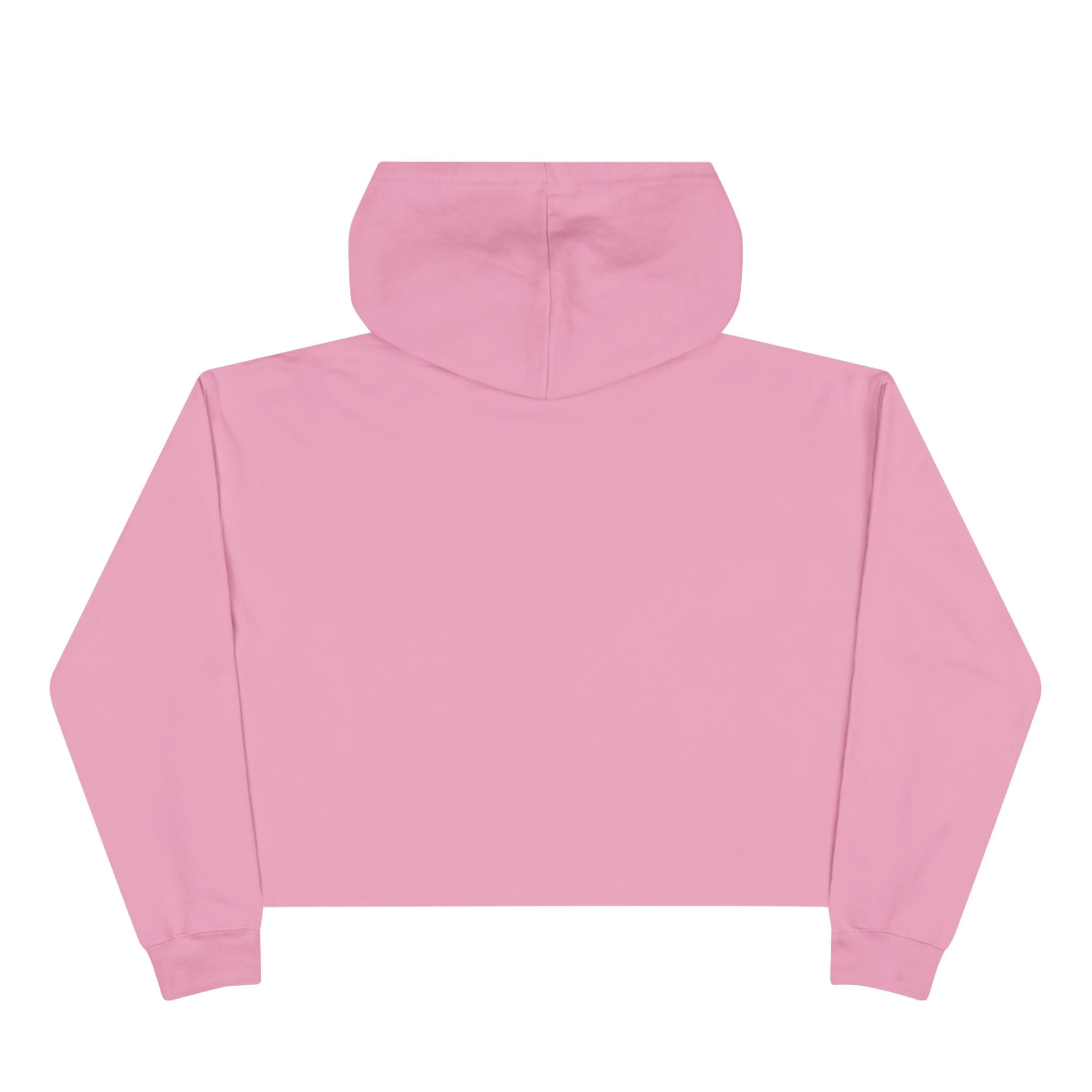 Cropped Hoodie — Minimal Gold Frame Chest Design