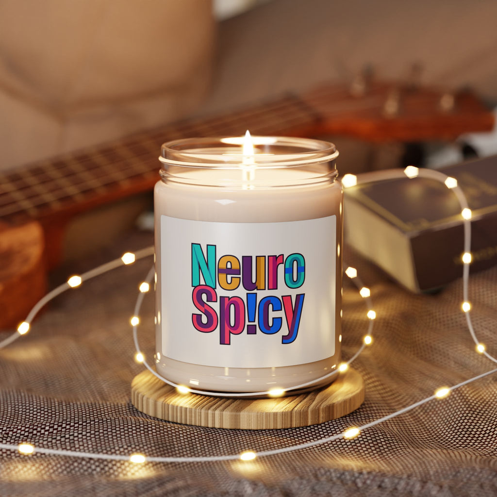 Neuro Spicy Soy Candle | neurodiversity, autistic pride