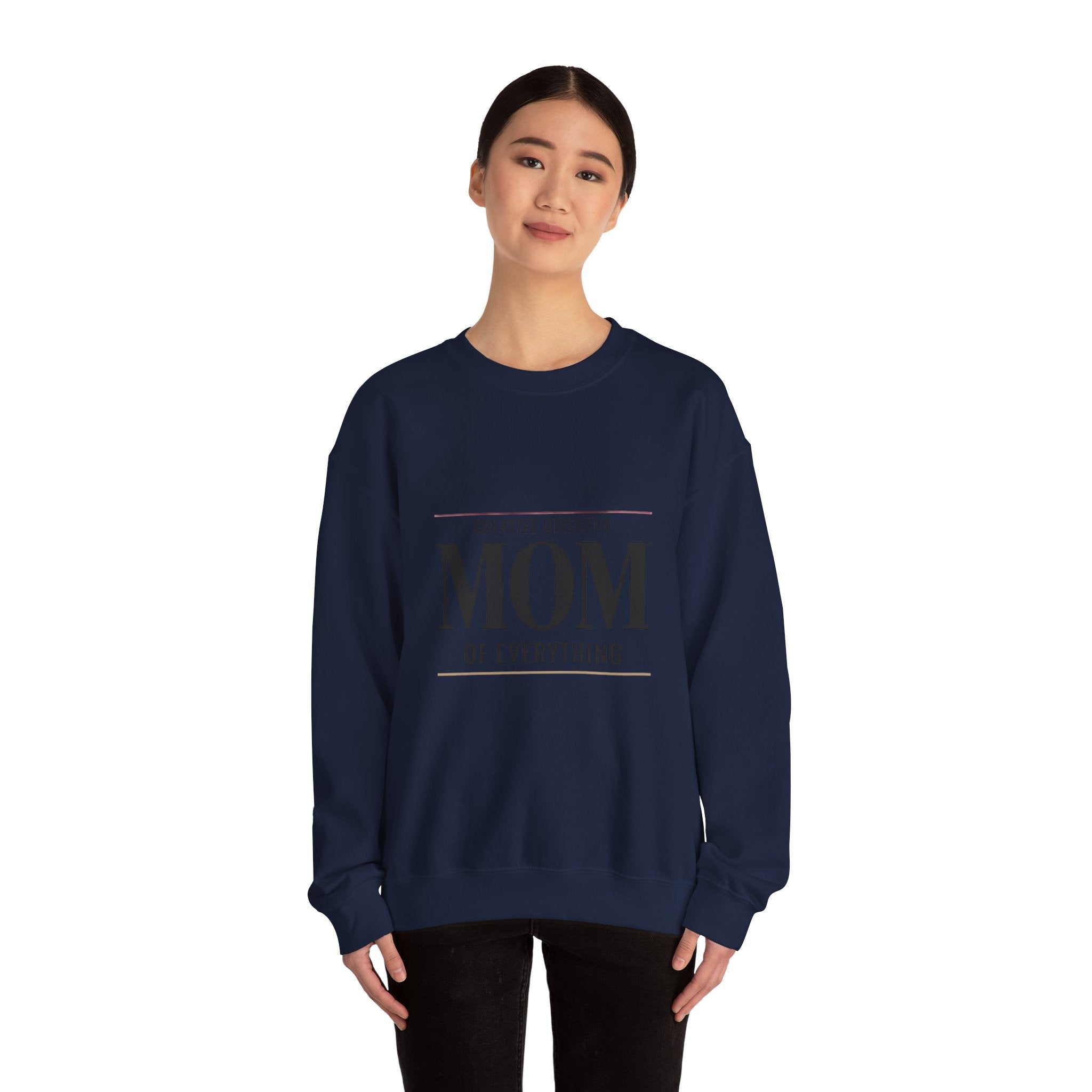 Creative Director MOM Crewneck Sweatshirt | minimalist mom shirt, streetwear mom