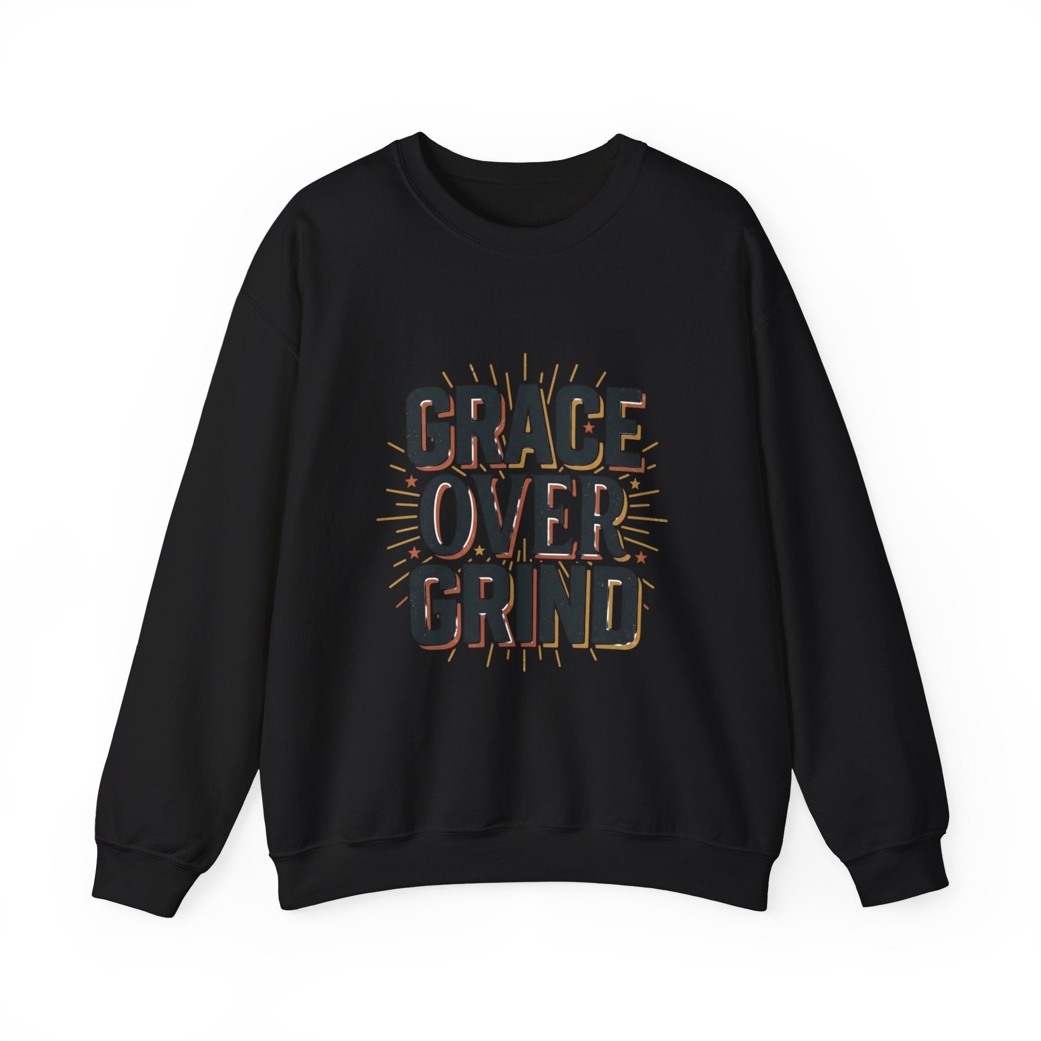 Grace Over Grind Sweatshirt | faith streetwear, bold type