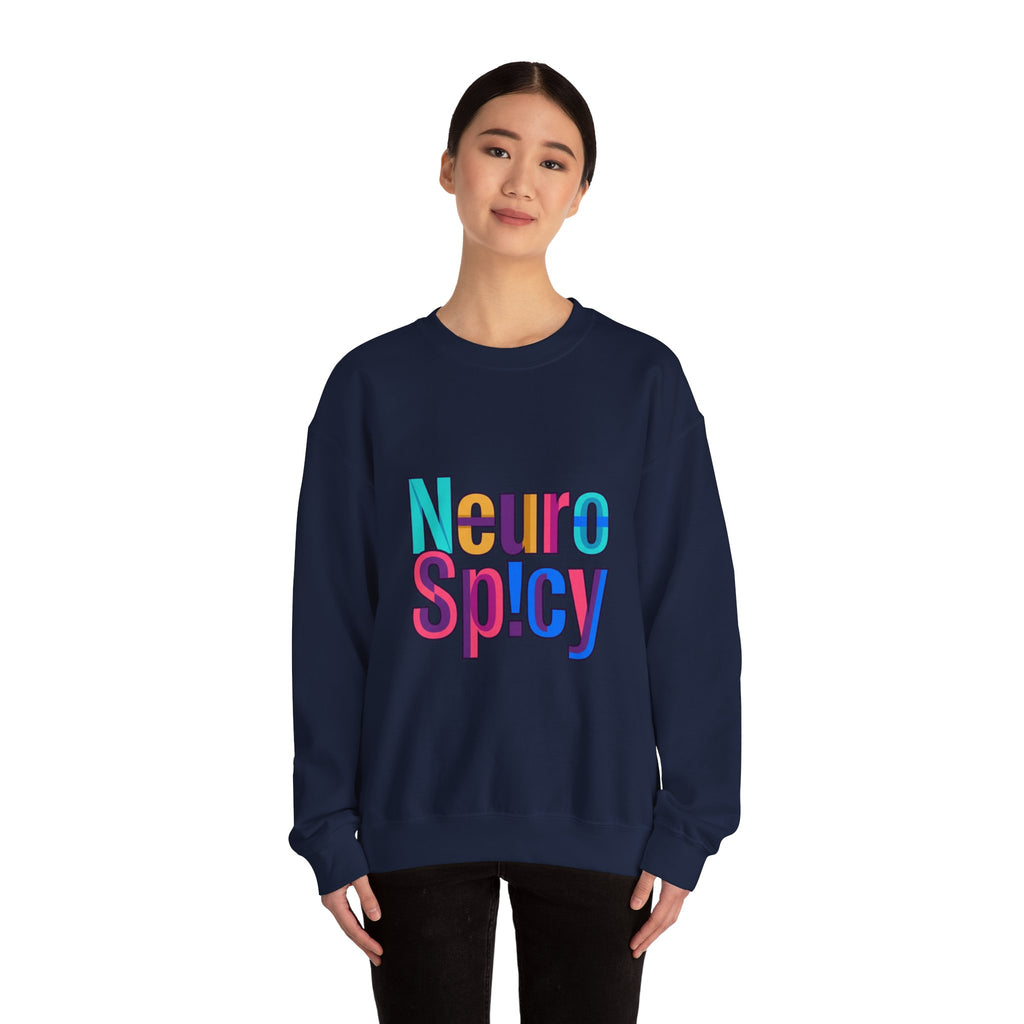 Neuro Spicy Crewneck, Autistic Pride, Neurodiversity Affirming