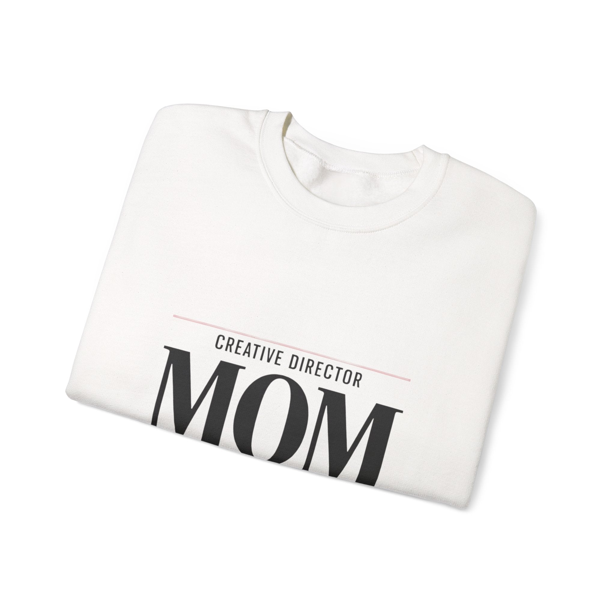 Creative Director MOM Crewneck Sweatshirt | minimalist mom shirt, streetwear mom