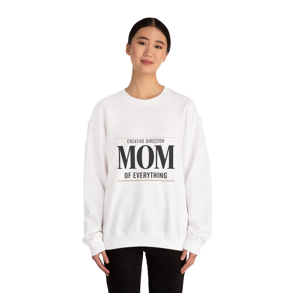 Creative Director MOM Crewneck Sweatshirt | minimalist mom shirt, streetwear mom