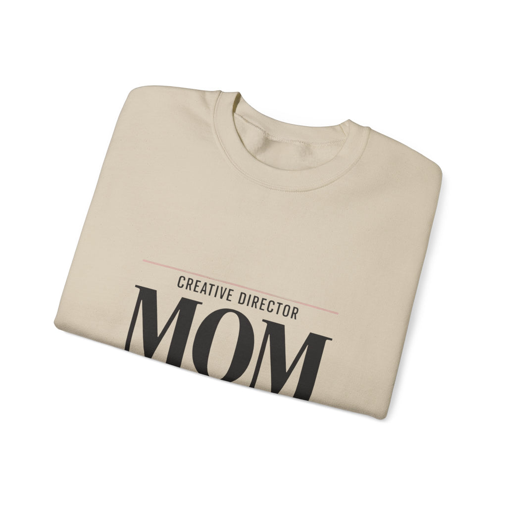 Creative Director MOM Crewneck Sweatshirt | minimalist mom shirt, streetwear mom