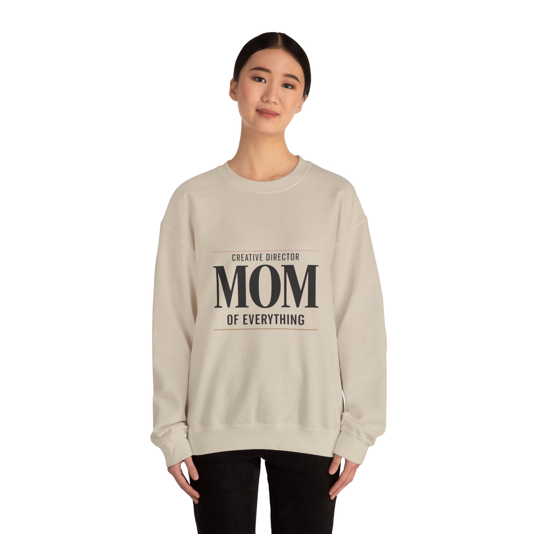 Creative Director MOM Crewneck Sweatshirt | minimalist mom shirt, streetwear mom