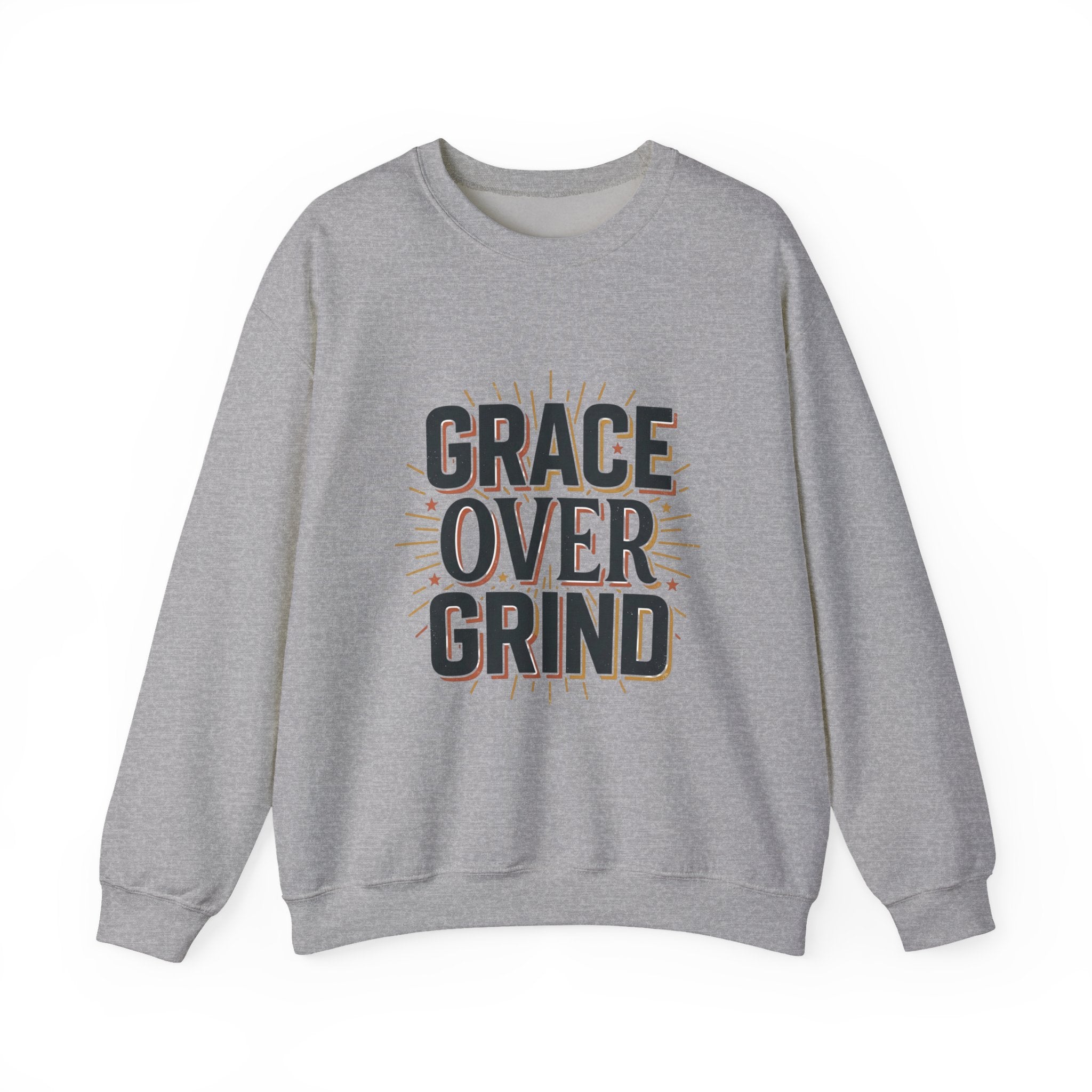 Grace Over Grind Sweatshirt | faith streetwear, bold type