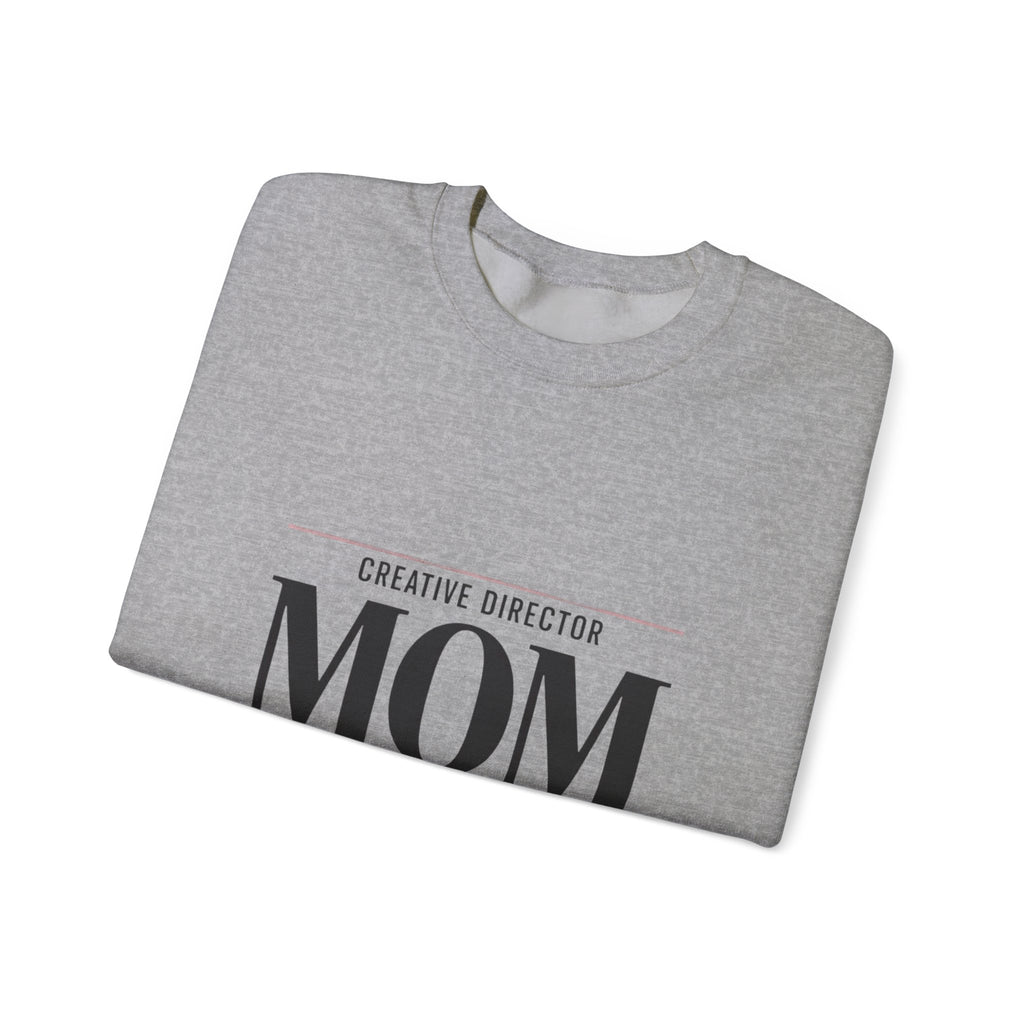 Creative Director MOM Crewneck Sweatshirt | minimalist mom shirt, streetwear mom