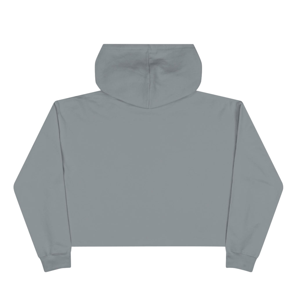 Cropped Hoodie — Minimal Gold Frame Chest Design