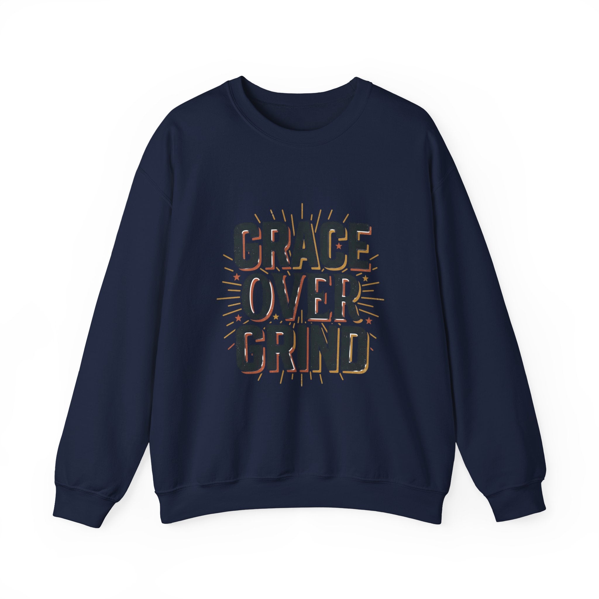 Grace Over Grind Sweatshirt | faith streetwear, bold type