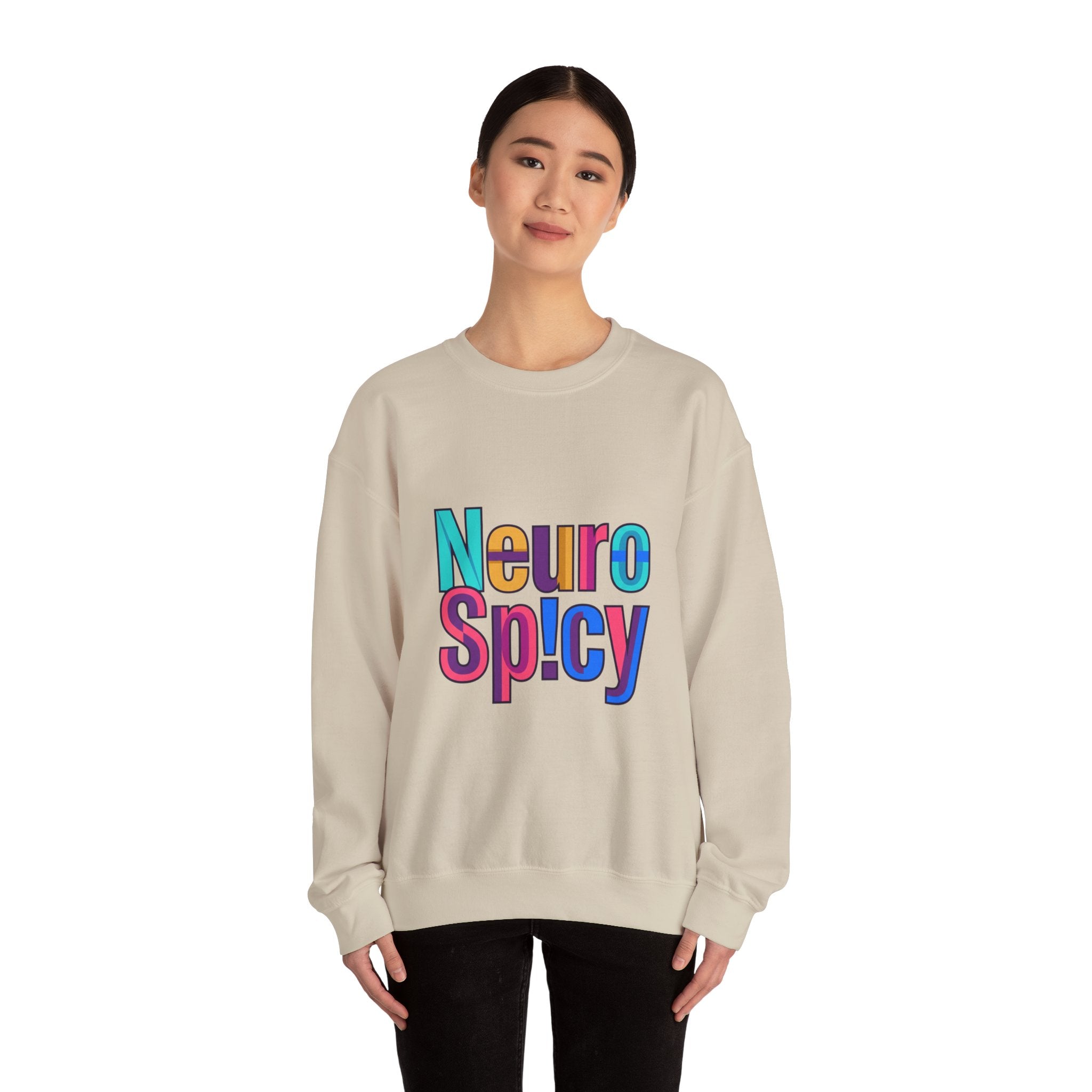 Neuro Spicy Crewneck, Autistic Pride, Neurodiversity Affirming